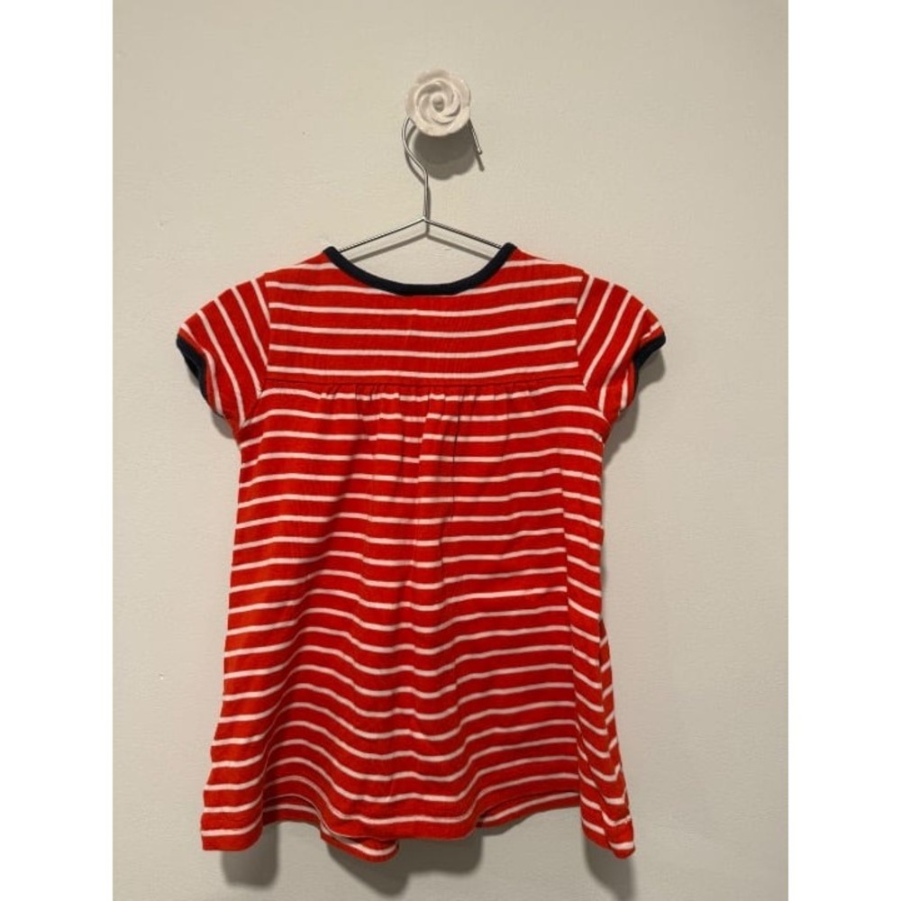 Hanna Andersson Dress Peru 90 Red Stripe EUC - Picture 4 of 4